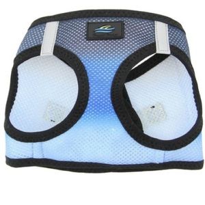 NWT Doggie Design American River Ombre Nylon Reflective Back Clip Dog Harness